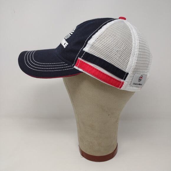 CountryMark Co-Alliance Mesh Back Snapback Hat Black White Embroidered Logo OSFA - Picture 4 of 12